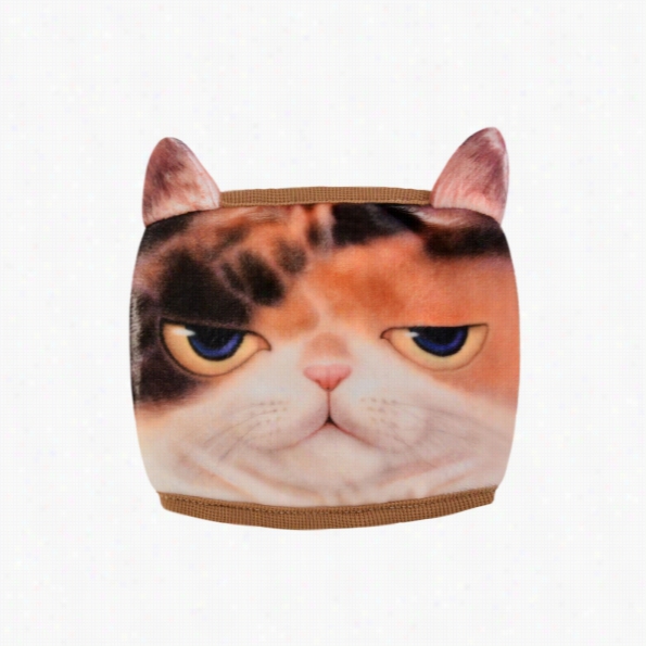 Korean Style New Fashion Casula Leisure Sport Biycle Outdoor 3d Pet Cat Cartoo N Pattern Anti-dust Face Maask