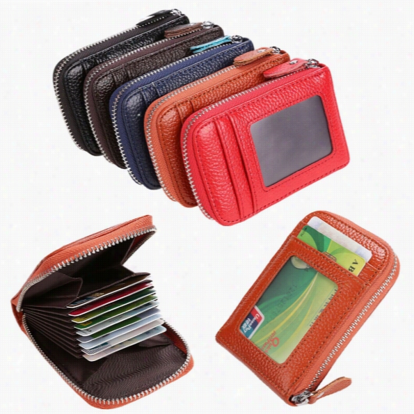 Mens"womens Fashion Mini Synthetic Learher Wallst Id Credit Cards Holder Organizer Purse