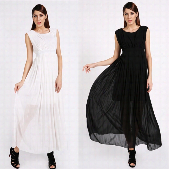 New Women␘sf Sahion Long Chifron Evening Prom Party Gown Beach Dress