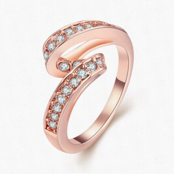 R034-a-8wholesale High Quality Nicklee Free Antiallergic  New Fashion Jewelry K Gold Plated Ring