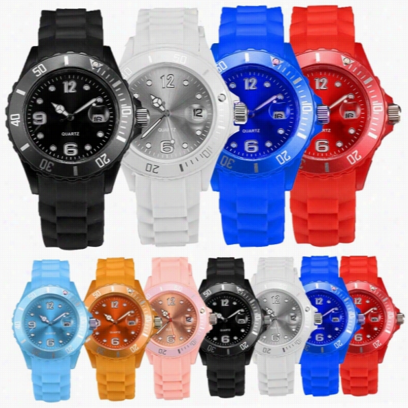 Styylish Boys Girls Mens Womens Watches Wristwath Rubber Band Analog Digital Wrist Watch