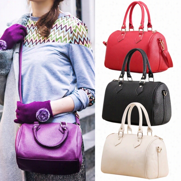 Wommen Synthetic Leather Handbag Satchel Shoulder Bags Tote Messenger Bag 4 Colors