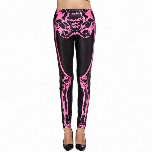 Avidlove Fashion Women Stretch Pencil Casual Slim Skinnny Skull Print Lehgings