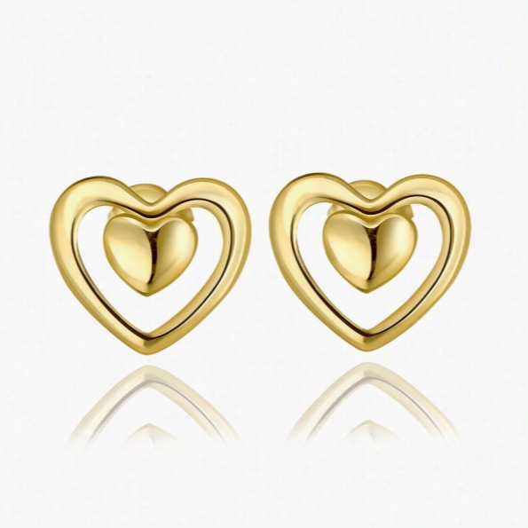 E969-awholesale Nickle Free A Ntiallergic 18k Real Gold Plated Earrings For Women New Fashion Jewelry