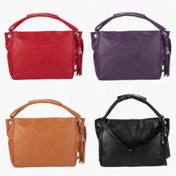 Form Korean Elegant Women's Carry Handbag Projection Bag Cross Synthetic Leather Bag Big Size