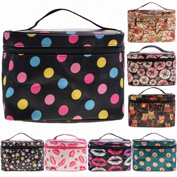 New Fashion Girls Ladies Portable Makuep Tool Cosmetic Handbg Makeup Bag