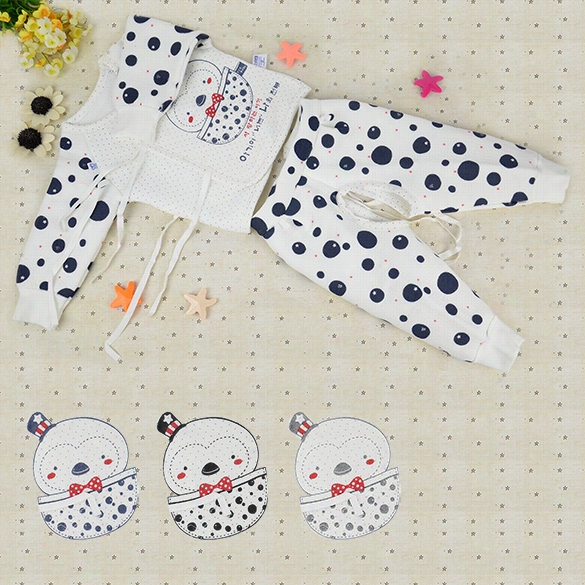 Newborn Baby Clothing Outfits Jacket Coat + Pants Newborn Dress Lace-up Bb Great Gift