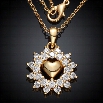 N045-AHigh Quality zircon necklace Fashion Jewelry 18K gold plating necklace