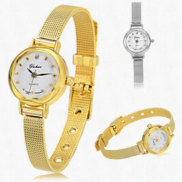 Women Lady Fashion Slim Elegant Smalk Dial Quartz Analog Wrist Watch