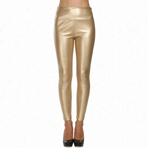 Avidlove Woken Fashiin Faux Leather High Waist Leggings Skinny Pants