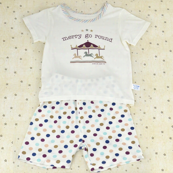 Cute Baby Pullover 3-4y Eas Old Short Sleeve T-shirt + Short Pants Set