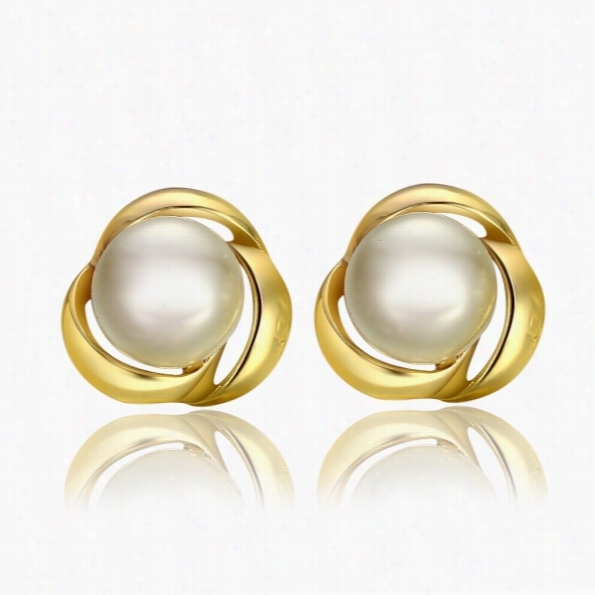 E992-awholesale Nickle Free Atiallergic 18k Real Gold Plated Earrings For Women Nea Fashion Jewels