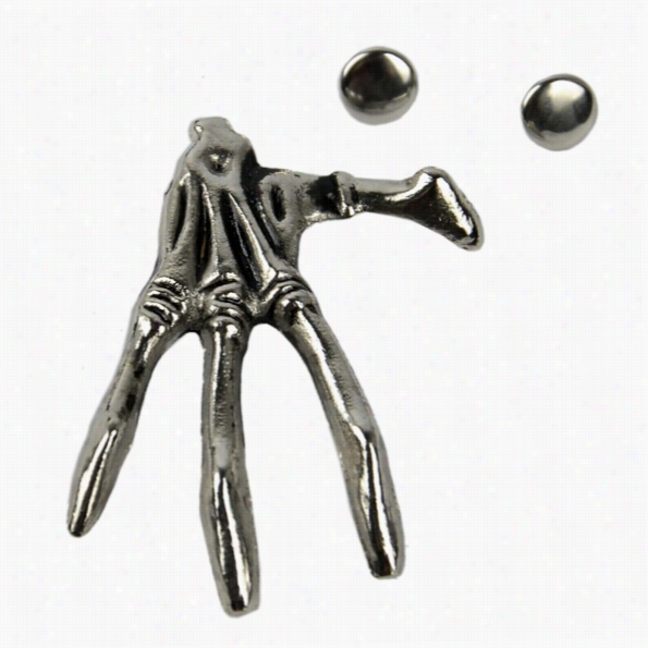 New Diy Hand Skeleton Rivets Punk Tangerine Bags Alloy Parts Clothing Accessories Studs