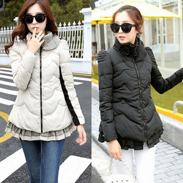 New Winter Women Clothing Slim Down Jackets Coats Thick Warm Coats Jacketts Outerwe Ar