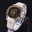 Fashion Stainless Steel Luxury Sport Analog Quartz Clock Men's Wrist Watch