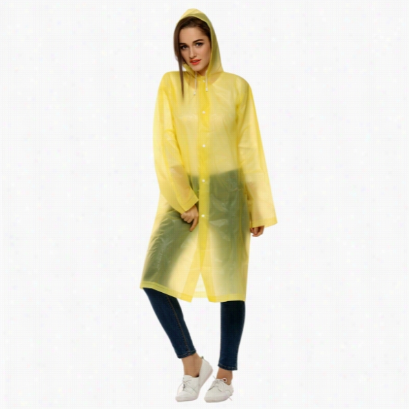 Acevog Fashioj Movable Transparsnt Ea Easy Carried Rain Coat Wind Coat