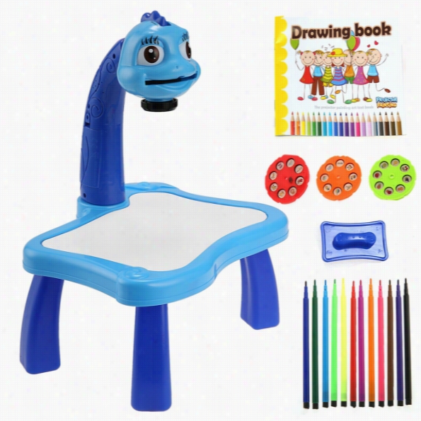 Arshiner Children Kids Boy Girl Multifunctional Educational Development Drawing Painting Toy Fun Learning Desk Set