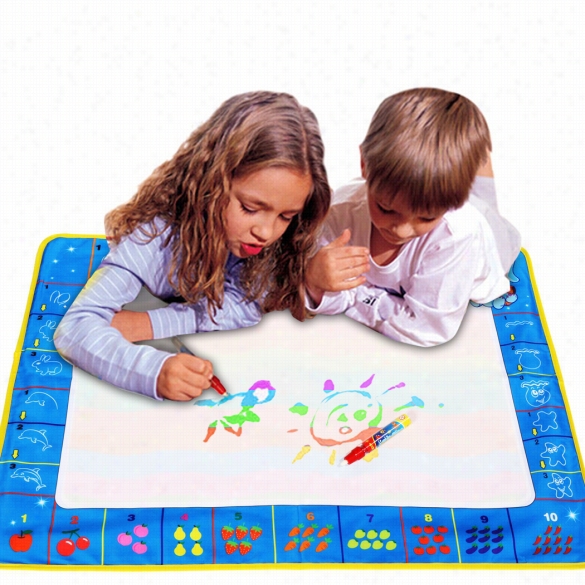 Fashion Children Kidsd Rawing Water Pen Painting Mat Board  Boy Girl Toy