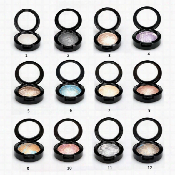 High Quality Fashion Women Charming 1 Pcs Shimmer Eye Shadow Bakd Eye Shadow