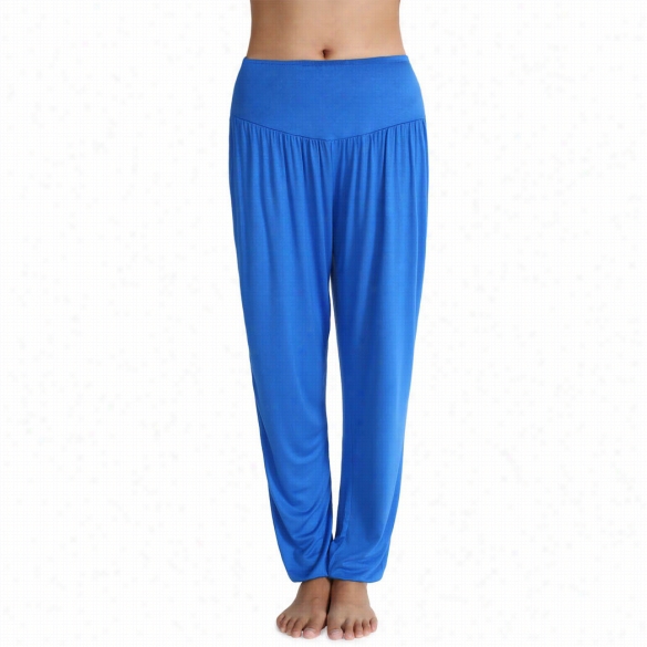 Meaneor Stylish Ladiess Women Casual Soorts Leisure Yoga Bloomerrs Harem Pants Solid Slacks Lojg Loos Etrousers