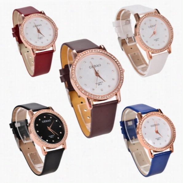 New Fashion Women Watch Wristqatch Synthetic Leather Casual Quartz Wat Ch