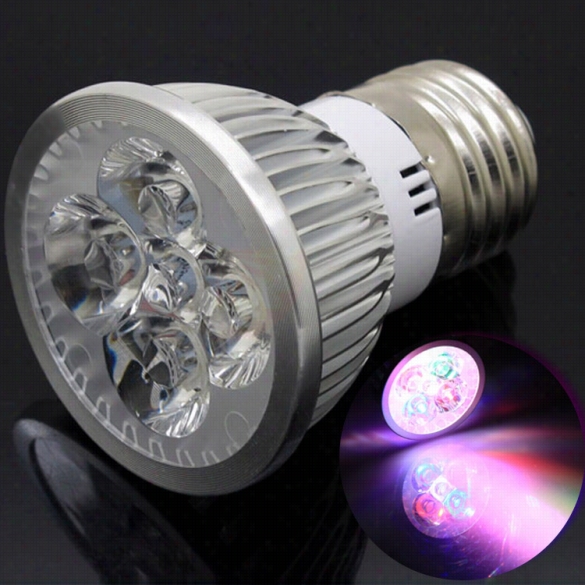 New Full Spectrum Led Plant Grow Light Bulb Flower Lamp E27 10w For Angiosperms Hydroponics Greenhouse