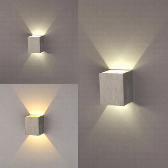 New Modern 3w Led Square Wall Lamp Hall Walkway Livng Roo M Light Fixture