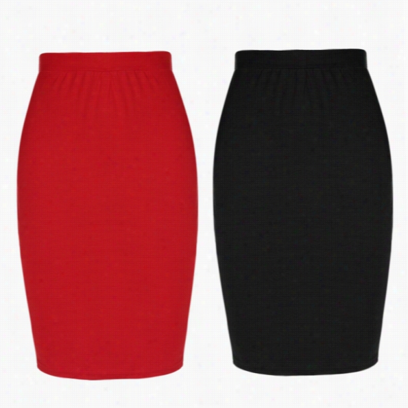 Angvns Hot Fashion Women Offiec Lady Sexy Slim Fitted So Lid Stretc U Wear To Work High Waistp Ehcil Skirt