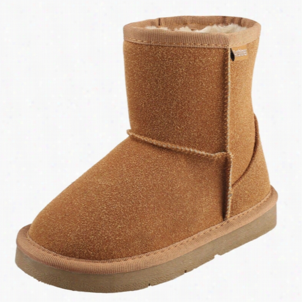 Arshiner Fashion Ut Echildren Kid Girl Fleece Bootie Casual Anti-skid Soft Warm Short Snow Boot 3-5y