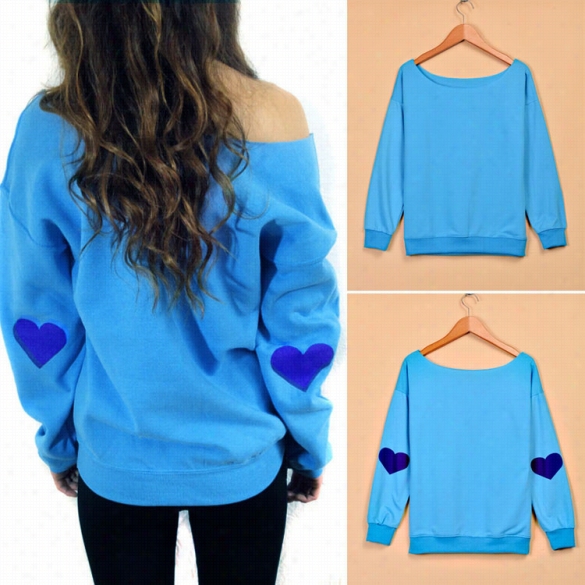 Fashion Lady Womeb Casual Long Sleeve Print Loose Sports Sweat Hoodie