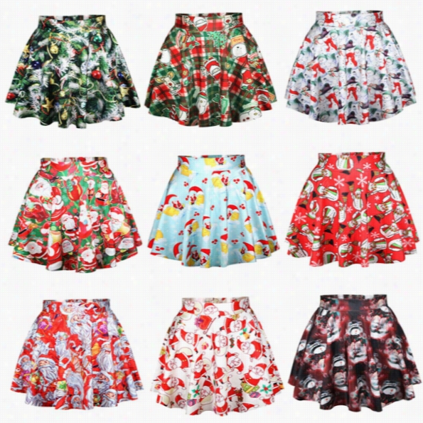 New Wimen's Fashion Sexy Lovely Christmas Santa Short Skirt Mini Derss