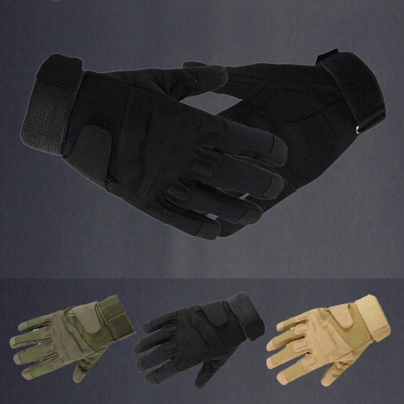 Outdoorsport Full Finger Military Airsoft Hunting Riding Plan Raving Gloves Hot