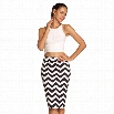 ACEVOG Stylish Ladies Women Casual Print Knee Length Sexy Pencil Skirt