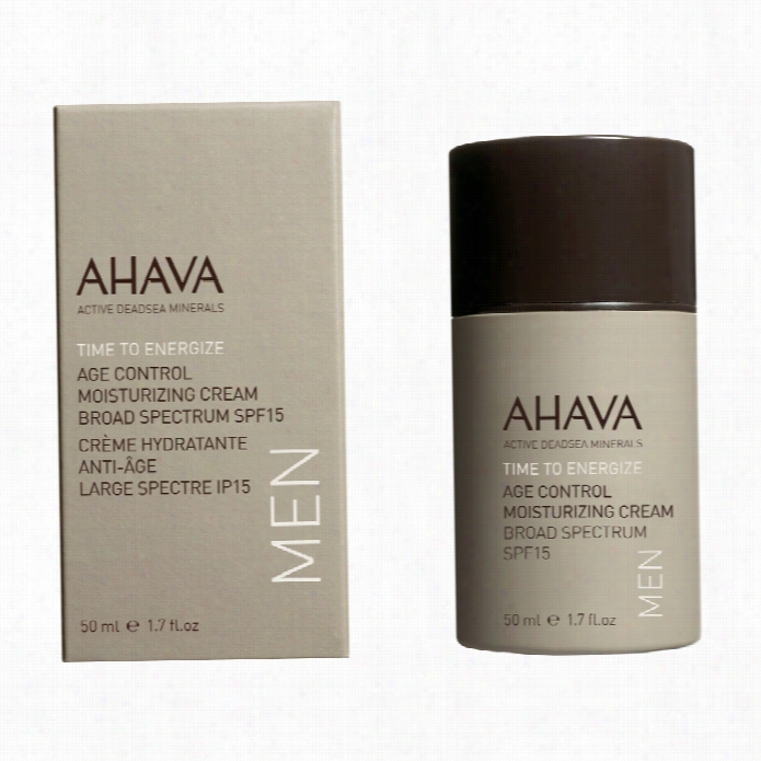 Ahava Mens Age Control Moisturizing Cream Spf 15