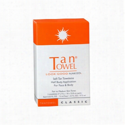 Tan Towel Half Body Classic 5 Pack