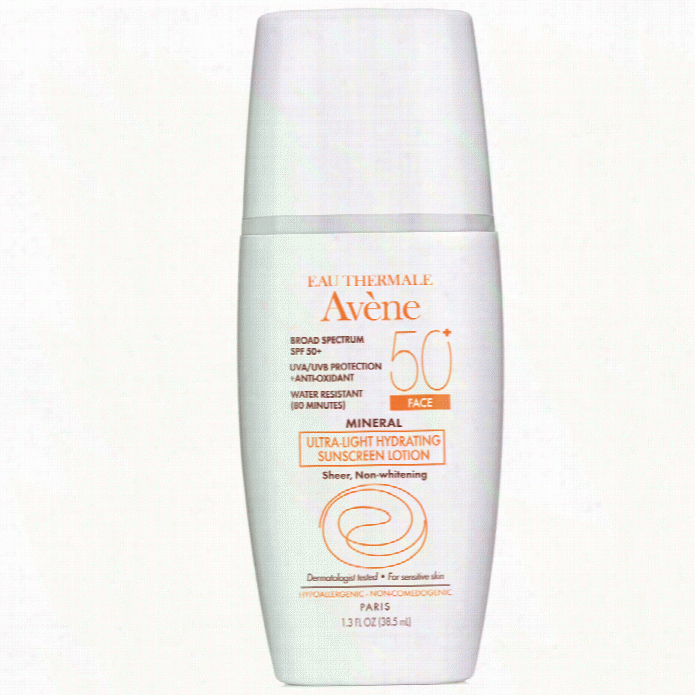 Avene Miineral Ultra-light Hyd Rating Sunscreen Lotion Spf 50+