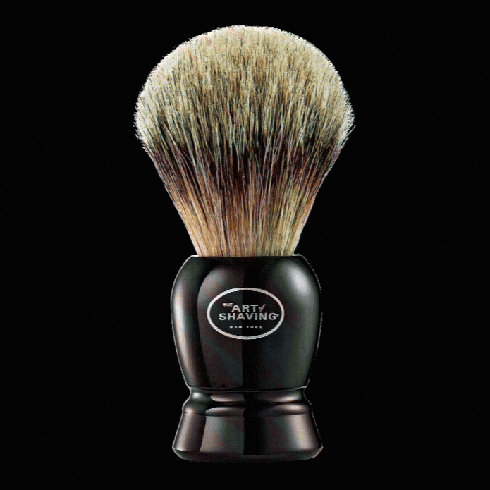 The Art O Shaving Black Fines Having Brush