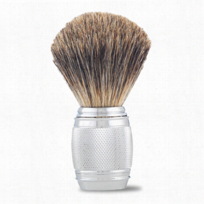 The Art Of Shaving Fusion Chrome Colllectionn Pure Shaving Brush