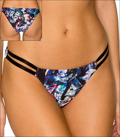 Aerin Rose Louuvre Swimwear Bottom Hipster Style 16-louv-b456