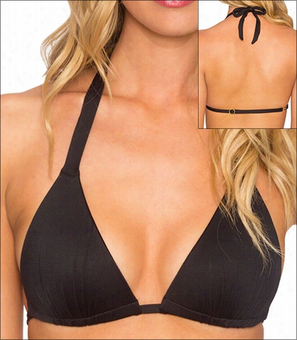 B Swim Noir Beaachy Push Up Triangl E Bikini Topu78