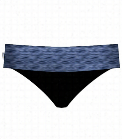 Captiva Pier Texture Bluee Folded Hip Hugger Stle 3311243