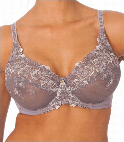 Creme  Bralee Colette Unpadded Embroidered Underwire Br Syle 12319x