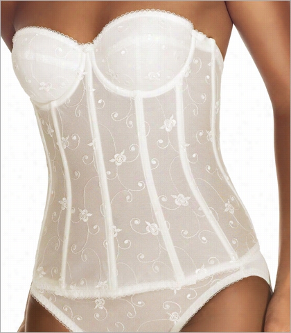 Dominique Embroidered Lace Trosolette 8900