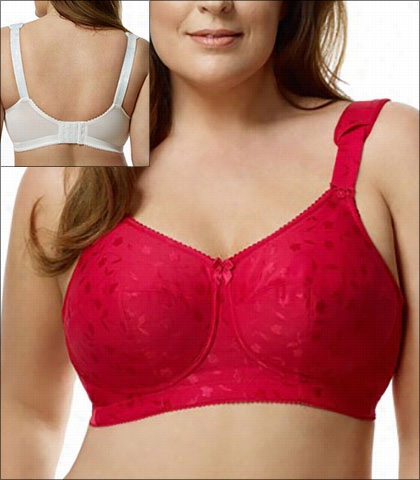 Elila Jacquard Soft Cup  Bra 1305