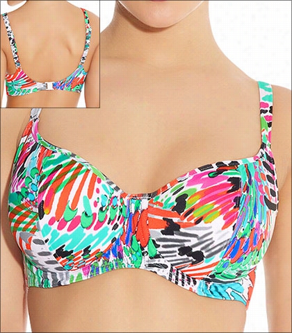 Freya Amrdi Gras Underwire Sweetheart Padded Bikini Top Style 3781-cav