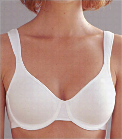 Grenier Double Layer Cotton Molded Cup Comfort Strapp Unde Rwire Bra 8466