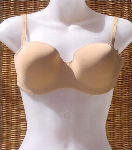 Huit Just A Kss Bandeau Low Cut Strapless Bra Jakd7