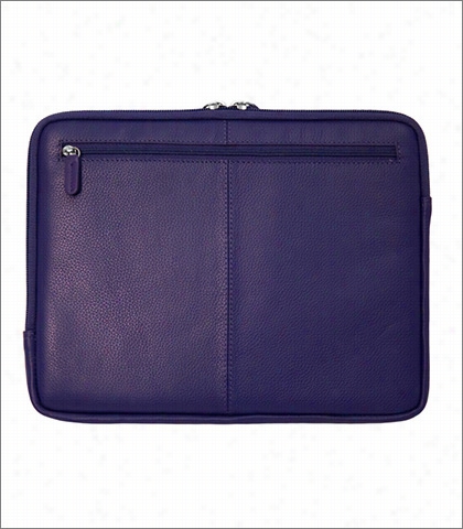 Ili Purple Padded Zip Around Le Ather Ipad Cover Style 6316