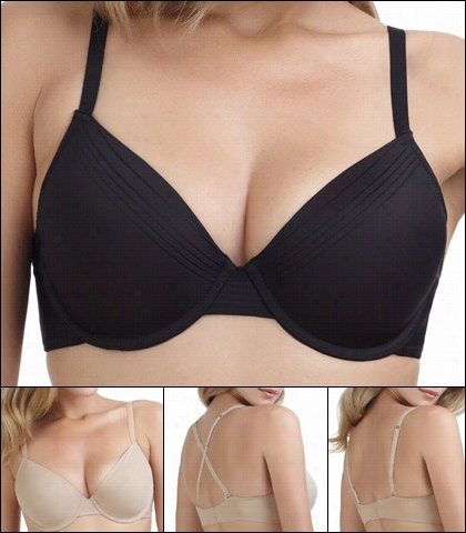 Le Mystere Manhattan Full Figure Cheap Plunge Seamle Ss Moulded Bra 9855