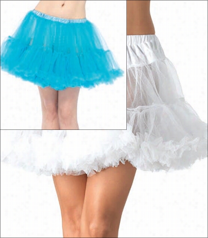 Leg Avenue Petticoats Accessory Petticoar  Style 8990-turq